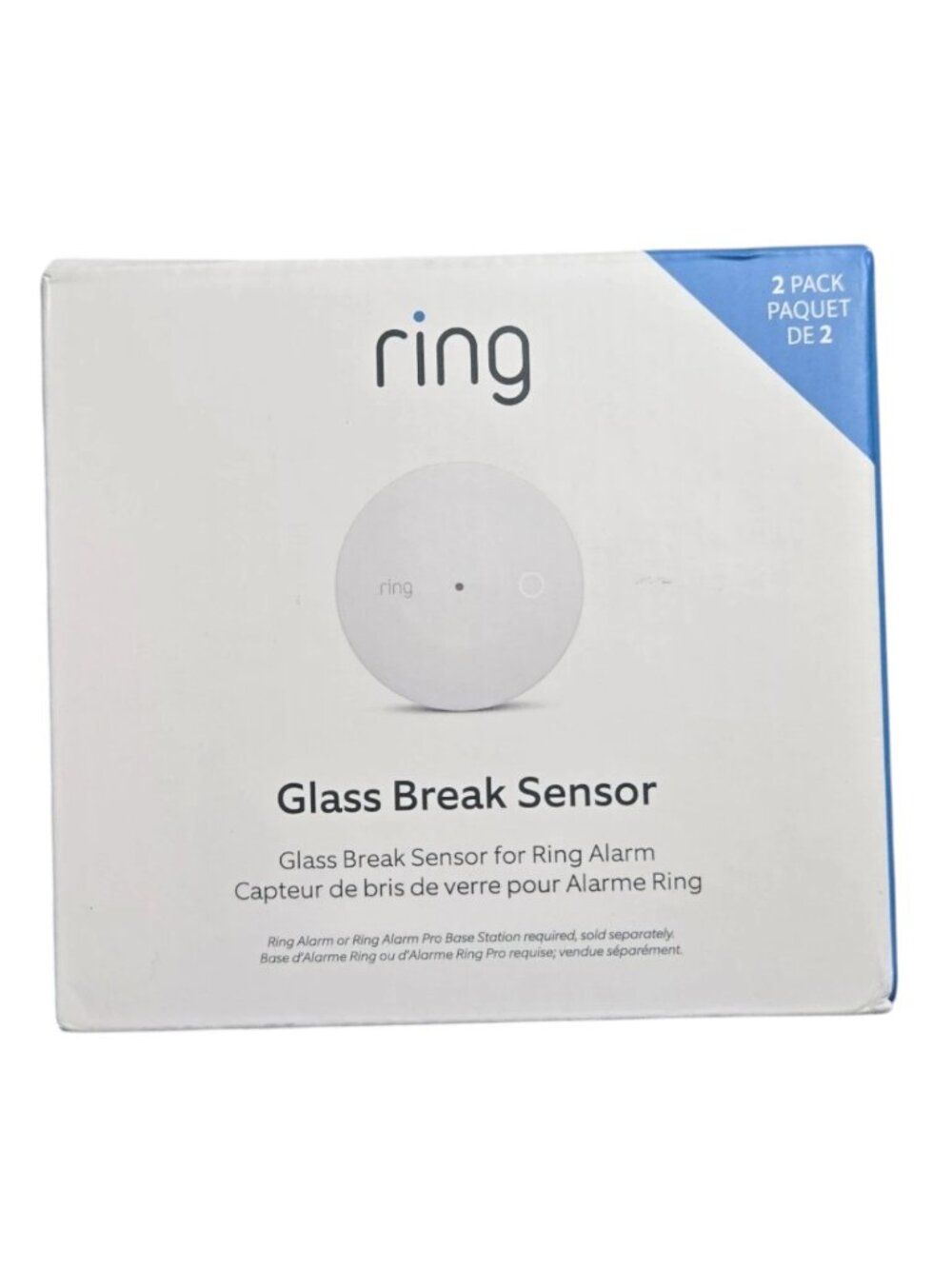 Ring Glass Break Sensor 2-Pack White